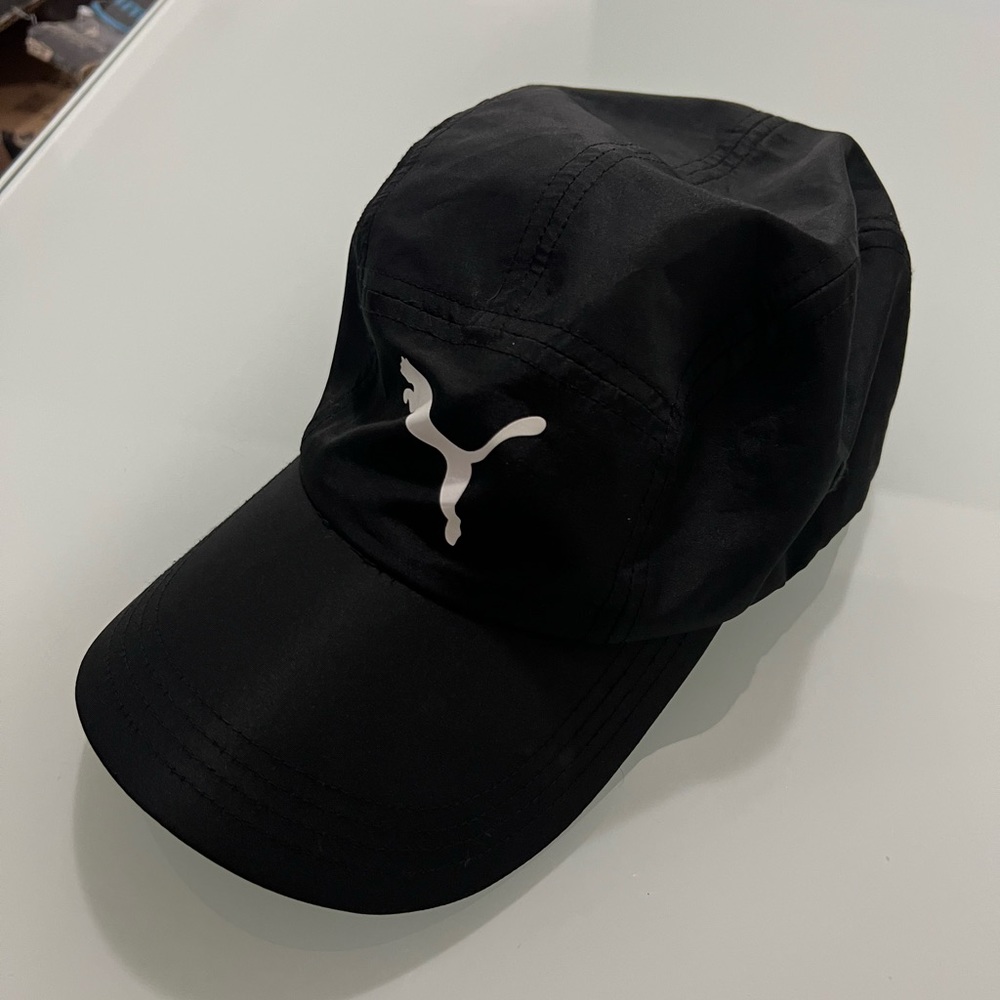 Puma Black Logo Athletic Cap Unisex